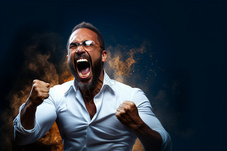 双方激烈对决，胜利者庆祝胜利